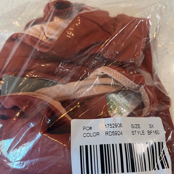 J. Crew Active Longline Racerback Cutout Bikini Top in Wildfire BF160 Plus 3X - Picture 4 of 11